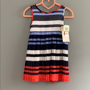 Pleated toddler dress